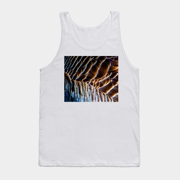 Feathers of a goose Tank Top by StevenElliot